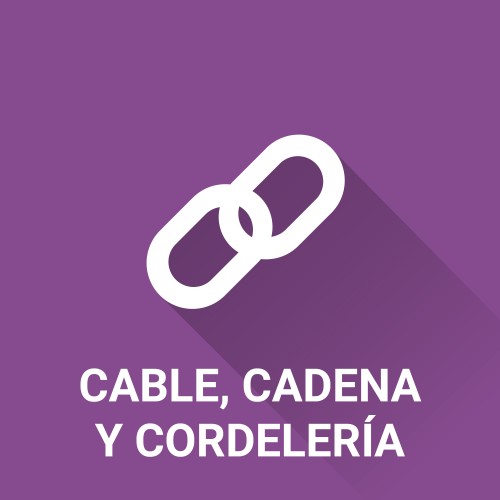 CABLE, CADENA Y CORDELERÍA